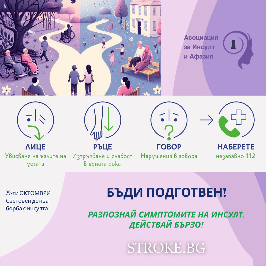 Национална кампания „Бъди подготвен! Разпознай симптомите на инсулт. Действай бързо!“
