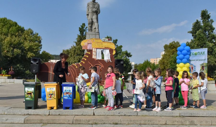 Децата на Монтана запалени по разделното събиране на отпадъци